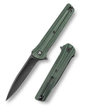 Seagull-G Liner Lock Folding Pocket Knife 3.4'' 14C28N Steel Blade,Micarta Handle