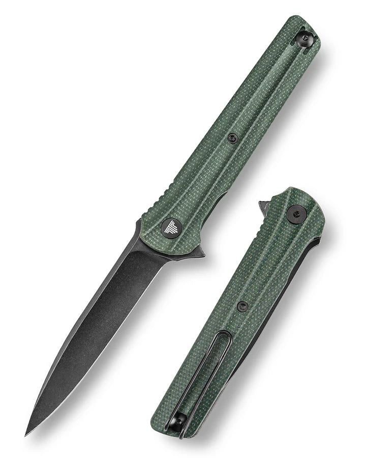 Seagull-G Liner Lock Folding Pocket Knife 3.4'' 14C28N Steel Blade,Micarta Handle