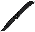 DREAMTECH FRAMELOCK BLACK TITANIUM FOLDING D2 STEEL CLIP PT POCKET KNIFE K4366B