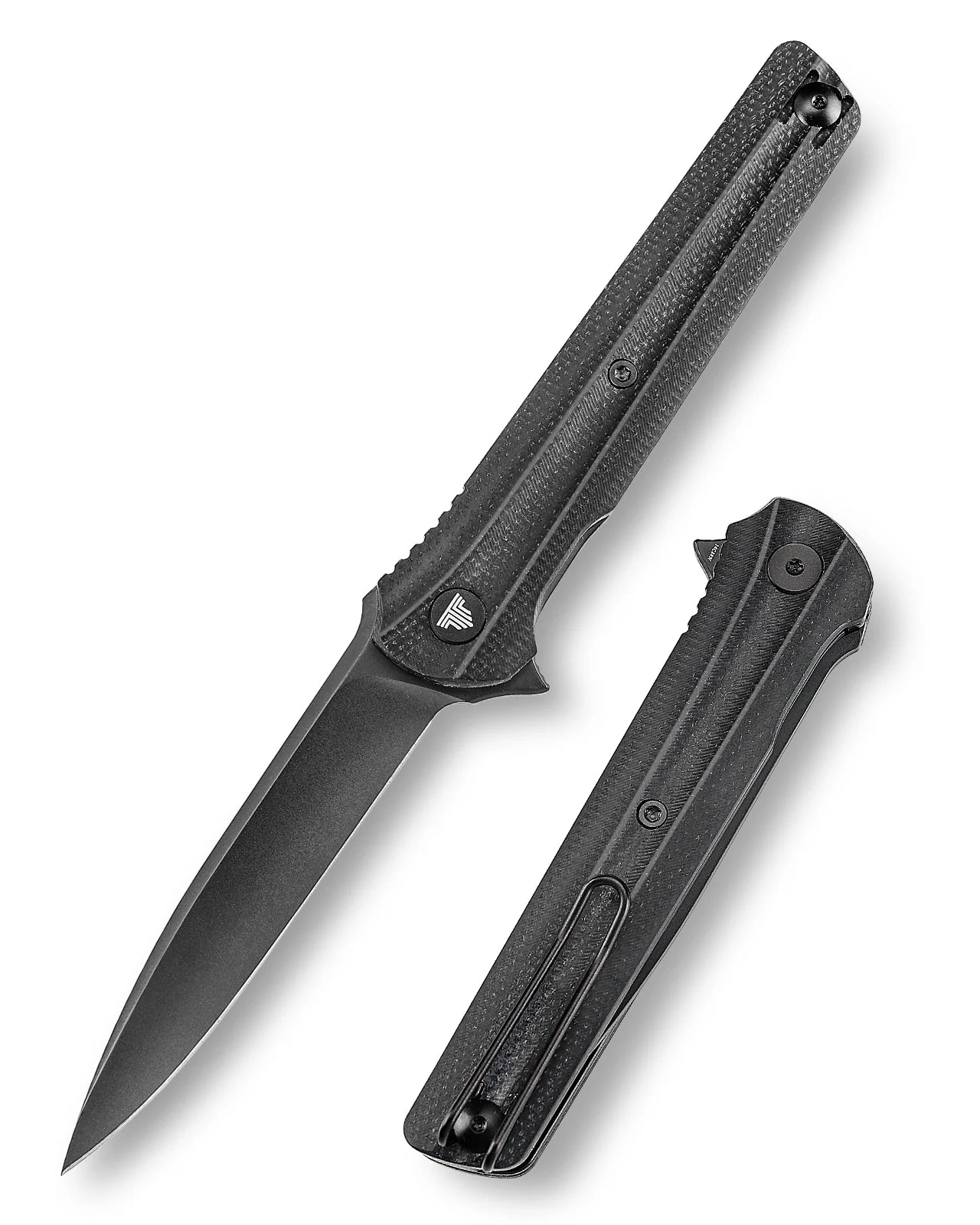 Seagull-B Liner Lock Folding Pocket Knife 3.4'' 14C28N Steel Blade,Micarta Handle